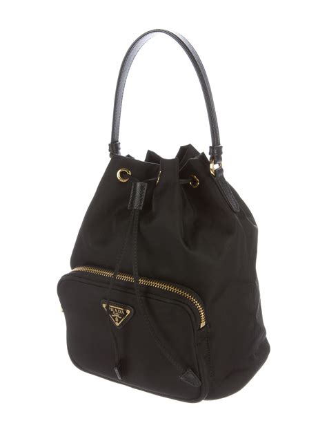 tessuto bucket bag prada